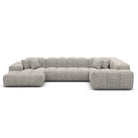 Sofa Brioni U Form - BOUCLE COCO Off Grey / Left - View 2