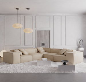 REAL LEATHER Beige