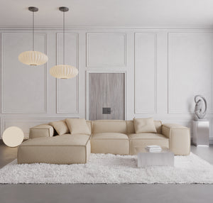REAL LEATHER Beige