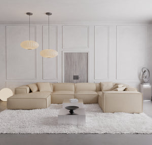 REAL LEATHER Beige