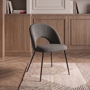 STRUCTURED FABRIC Anthrazit