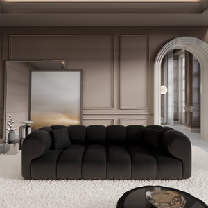 REAL LEATHER Black