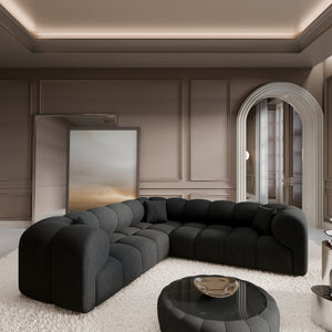 STRUCTURED FABRIC Black
