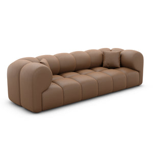 REAL LEATHER Choco Brown