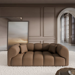 REAL LEATHER Choco Brown