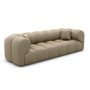 REAL LEATHER Dark Beige