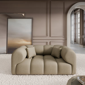 REAL LEATHER Dark Beige