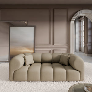 REAL LEATHER Dark Beige