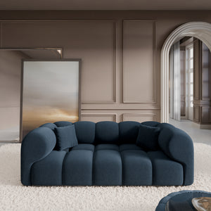 CORD VELVET Dark Blue