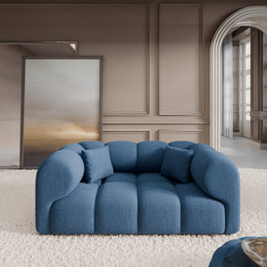 STRUCTURED FABRIC Dark Blue