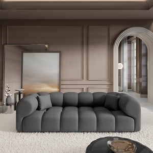 REAL LEATHER Dark Grey