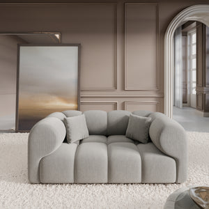 CORD VELVET Light Grey