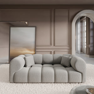 CORD VELVET Light Grey
