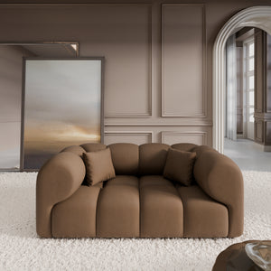 REAL LEATHER Choco Brown