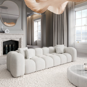 STRUCTURED FABRIC White