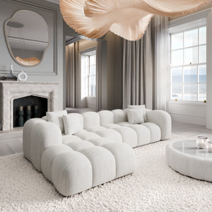 STRUCTURED FABRIC White