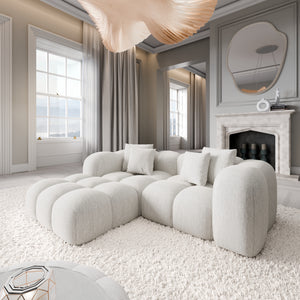 STRUCTURED FABRIC White