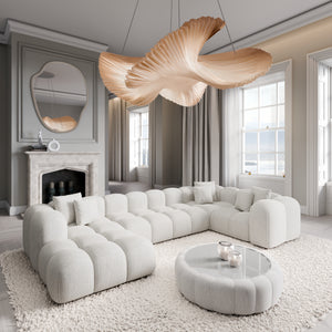 STRUCTURED FABRIC White