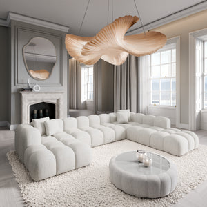 STRUCTURED FABRIC White