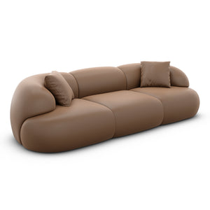 REAL LEATHER Choco Brown