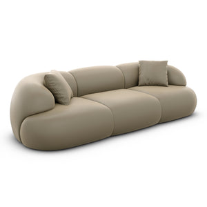 REAL LEATHER Dark Beige