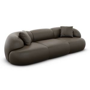 REAL LEATHER Dark Brown