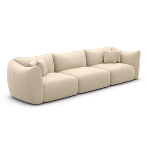 REAL LEATHER Beige