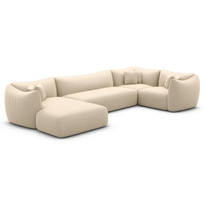 REAL LEATHER Beige