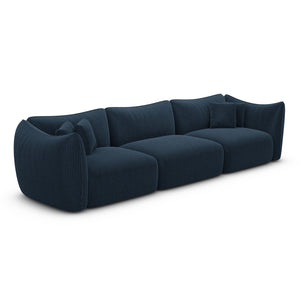 CORD VELVET Dark Blue