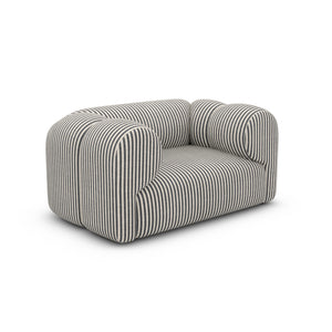 LINEN Fine Stripes White Sand