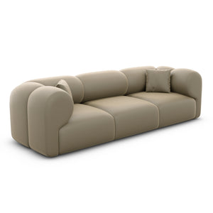 REAL LEATHER Dark Beige