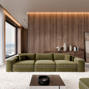 VELVET Olive Green