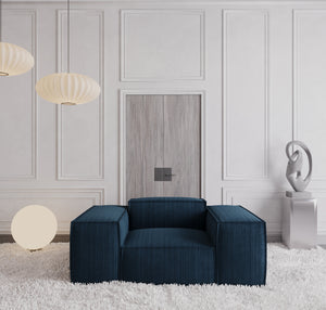 CORD VELVET Dark Blue