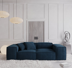 CORD VELVET Dark Blue
