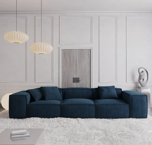 CORD VELVET Dark Blue