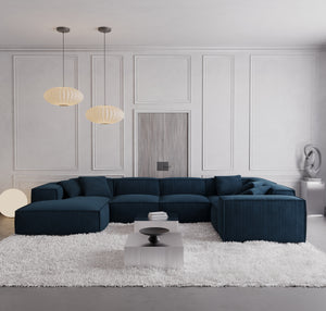 CORD VELVET Dark Blue