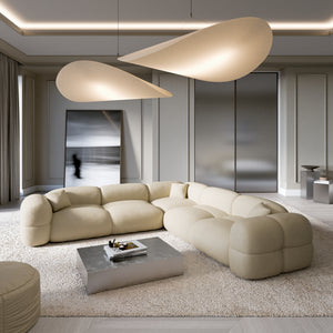 REAL LEATHER Beige