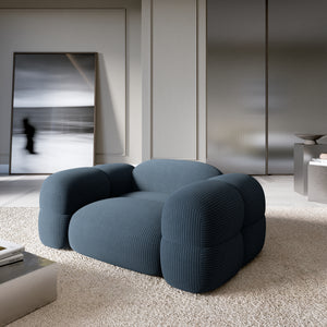 CORD VELVET Dark Blue