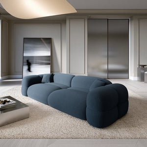 CORD VELVET Dark Blue