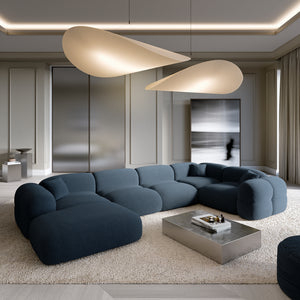 CORD VELVET Dark Blue