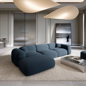 CORD VELVET Dark Blue