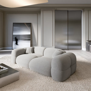 CORD VELVET Light Grey
