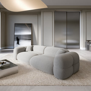 CORD VELVET Light Grey