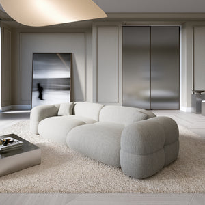 STRUCTURED FABRIC Light Grey