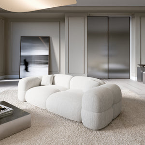 STRUCTURED FABRIC White