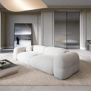 STRUCTURED FABRIC White