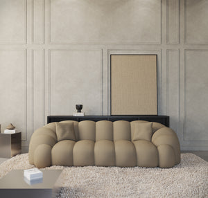 REAL LEATHER Dark Beige