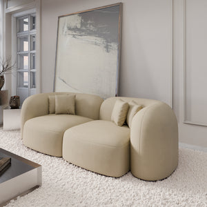 REAL LEATHER Beige