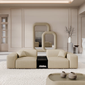 REAL LEATHER Beige