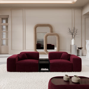 VELVET Bordo Red